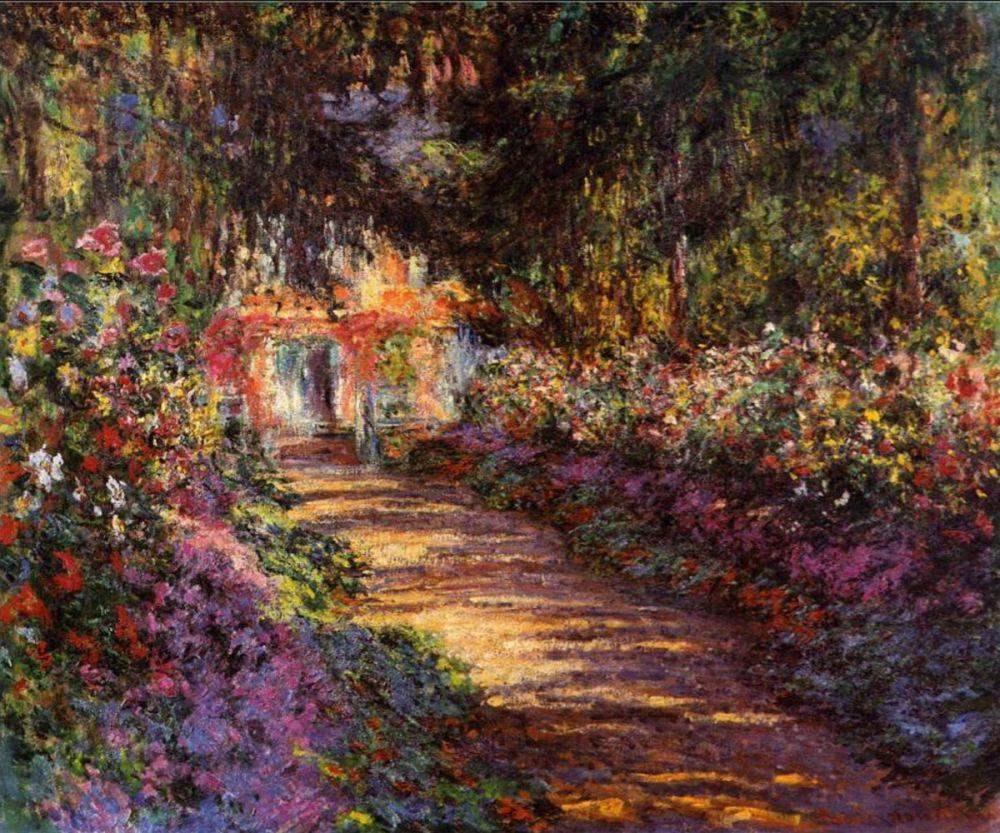 Pathway in Monet's Garden at Giverny