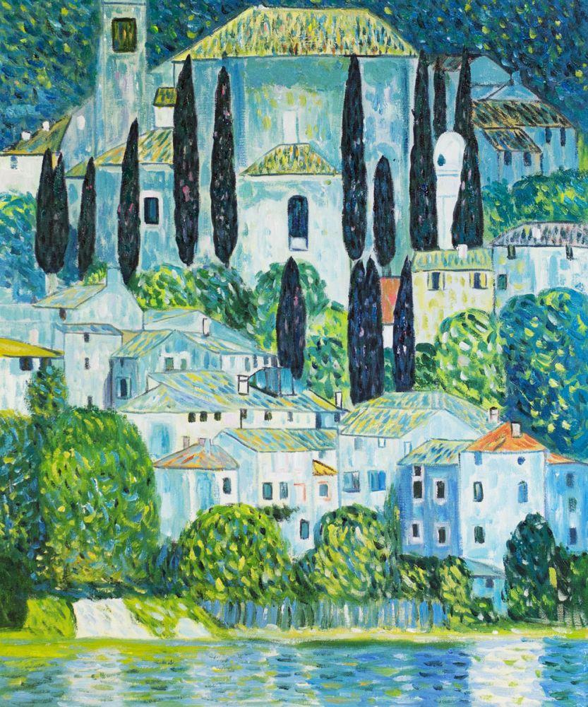 Church in Cassone (Landscape with Cypress)