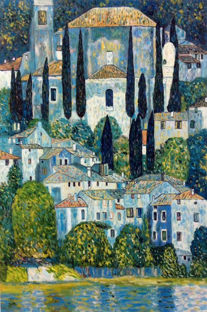 Church in Cassone (Landscape with Cypress)