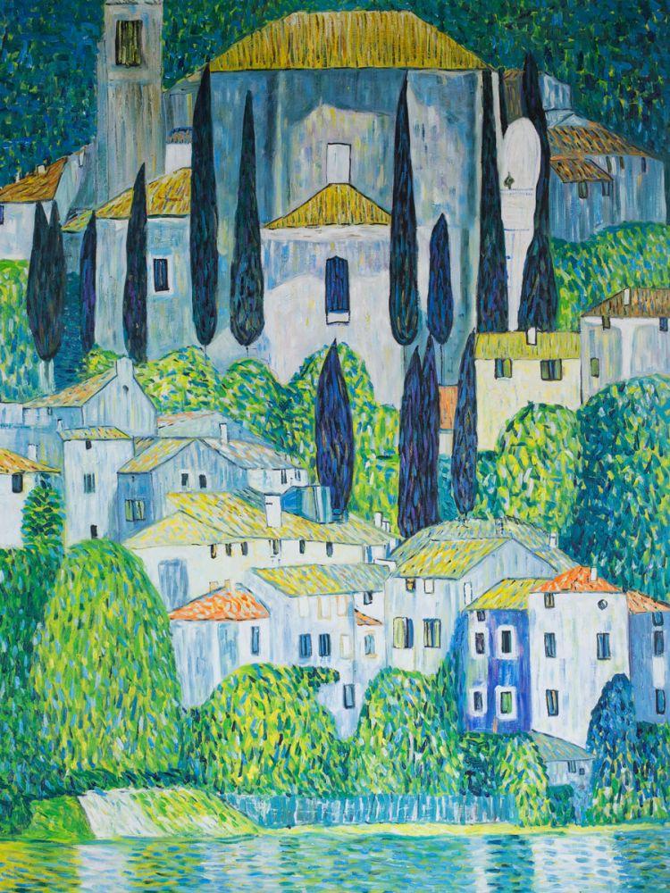 Church in Cassone (Landscape with Cypress)