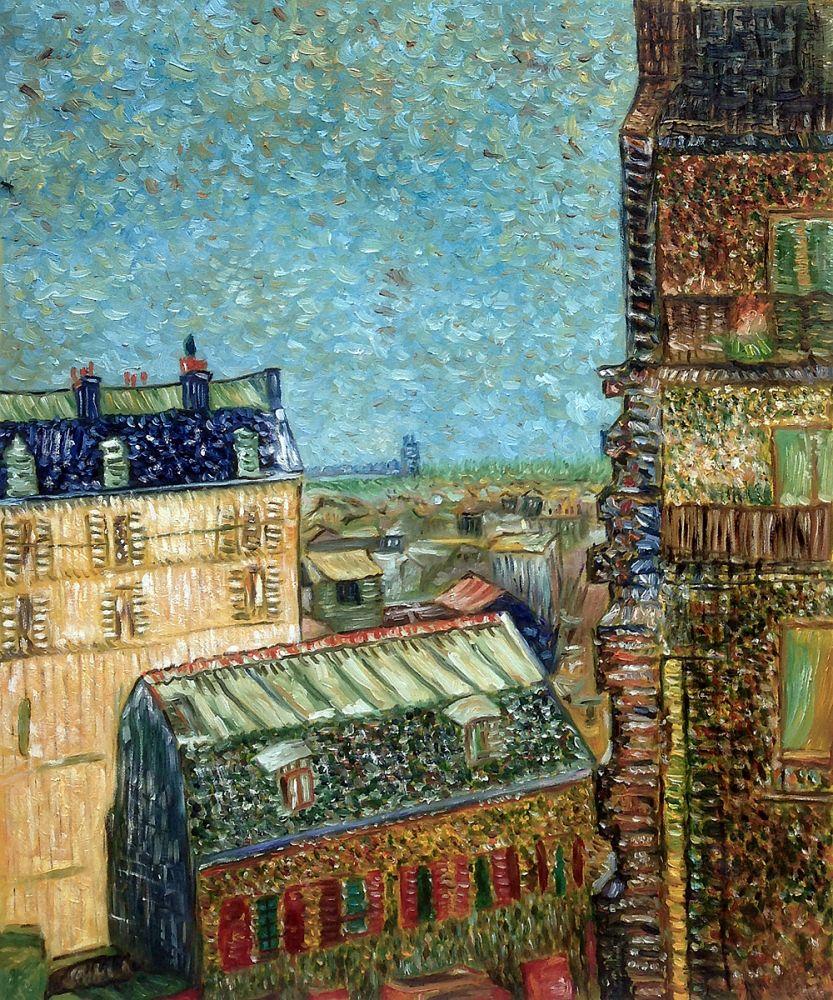 View of Paris from Vincent's Room in the Rue Lepic, 1887